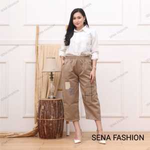 CELANA GETTA PANTS 7/9 BAHAN KATUN GUMMY PANTS HINATA PANTS