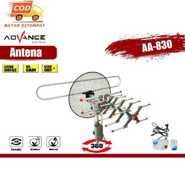 Antena TV Remot Luar Ruangan Digital score BV-38 garansi resmi
