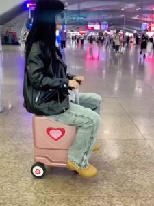 Boardable 20-Inch Smart Electric Suitcase Boarding Can Be Riding Valet Carrier Fashion Trolley Suitcase Female