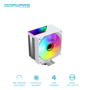 Jungle Leopard KF400 ARGB CPU Cooler 120mm PC Fan Infinity Mirror ARGB Top Cover For Intel LGA1155 LGA1200 LGA1700 LGA1366 LGA2011