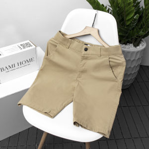 Quần Short Kaki nam cao cấp BAMI HOME màu trơn mềm mịn dễ phối đồ QK03