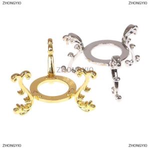 [COD] ZHONGYI0 Đế đỡ trứng đá quý trưng bày mạ vàng giá đỡ quả cầu pha lê đồ trang trí