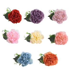 Flower Curtain Buckles Decorative Contemporary Styles Curtain Tie with Large Flower Adjustable