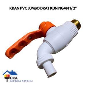 AK KRAN AIR TEMBOK JUMBO DRAT KUNINGAN SOLIGEN ASLI KUAT BAGUS AWET PVC