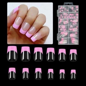French Press On Nails Stylish and Durable European and American Design False Nails for Salon