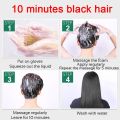 500ML Herbal Black Hair Shampoo Hair Dye Shampoo Professional Turn Your White/Gray Hair Into Black In Just 5 Minutes No Irritable Odor Hair Color Shampoo. 