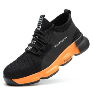 Safety Shoes Men Puncture-Proof Work Sneakers Male Work Shoes Lightweight Men Sneakers Indestructible Security Footwear