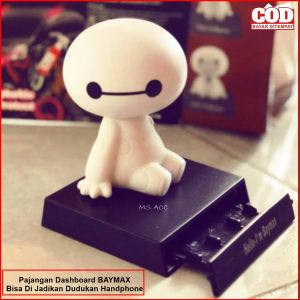 Pajangan Dashboard Mobil BAYMAX Bisa Jadi Dudukan Hp Aksesoris Interior BARANG BAGUS