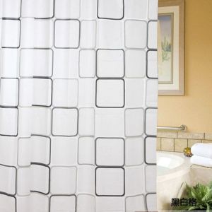 Rèm Cửa Nhà Tắm Peva Cao Cấp - Decor 9 Móc Loại 1.8 X 1.8M - Họa Tiết Đa Dạng Cá Tính - Chống Nước