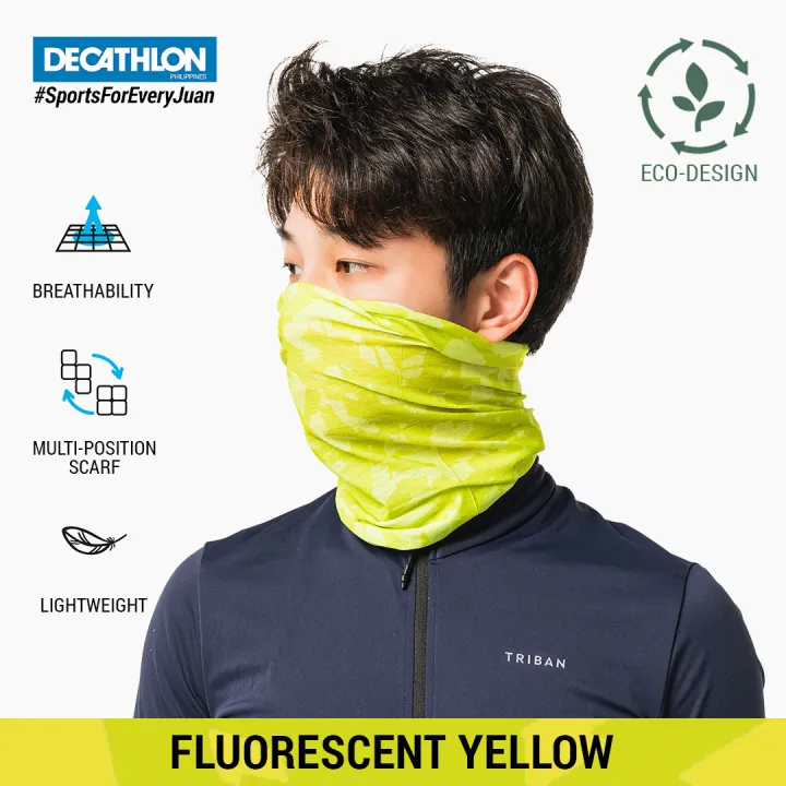 Decathlon Van Rysel RoadR 100 Cycling Neck Warmer Fluorescent Yellow Lazada PH