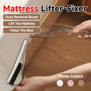 [No Tools Installation Thickened Support] Non-Slip No Shift 2-in-1 Mattress Holder Fixer Long Handle Bedroom Mattress Special Organizer Tool 二合一床垫整理抬高固定器