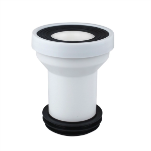 Easy to Install Toilet Sewer Drain Pipe Adapter with Long Lasting & Efficient Sealing Rings Toilet Connecting Pipe