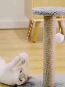 READY STOCK!!!! Cat Scratch Play Bed Toy Kucing Scratcher Cat Tree