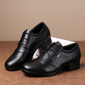 New mens leather shoes ballroom Latin dance shoes adult square modern soft soled outdoor sports shoes