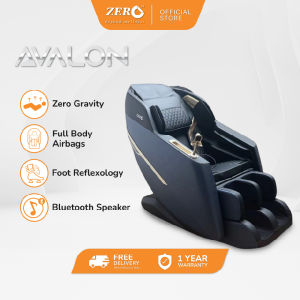 Zero Healthcare AVALON Massage Chair – Zero Gravity Full Body Heat Therapy Bluetooth Speakers Foot Reflexology + Freegift [Free Shipping WM]