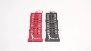 RiToEasysports 2pcs Score CounterStroke Counter Score Card Counter 18 Hole Scoreboard Training Practice Competition Accessory