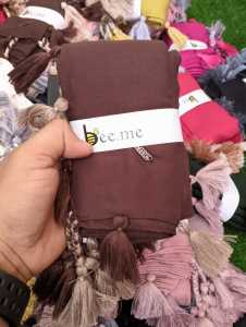 BEEME HIJAB TASSEL KEPANG ALL COLOR - 115 x115 cm HITAM PUTIH COKLAT BLUE JEANS WARDAH NAVY ABU MERAH CABE MUSTARD LEMON BEIGE MINT GREEN HIJAU BOTOL ROYAL BLUE FLAMINGGO PLUMP