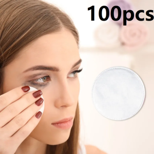Facial Makeup 3 Layer Cotton Puff 100s Pure Plant Face Make up Skincare Cotton