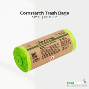 Eco-friendly Plant-based Biodegradable Cornstarch Trash Bags Compostable