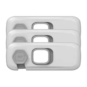 3Pcs Multi-Function Refrigerator Lock Kids Drawer Lock Baby Anti-Pinch Hand Cabinet Door Buckle Cabinet Locks