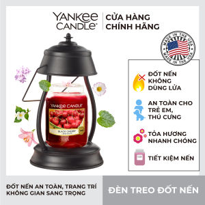 Đèn treo đốt nến Yankee Candle màu đen