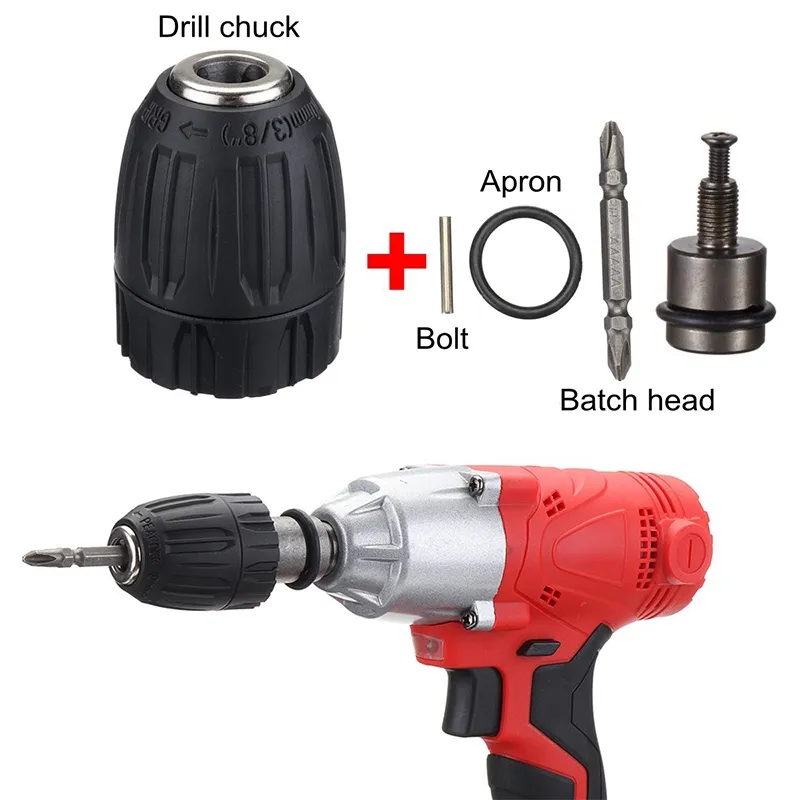 KEELAT Impact Wrench Adapter Drill Chuck Adaptor Spare Parts Nut