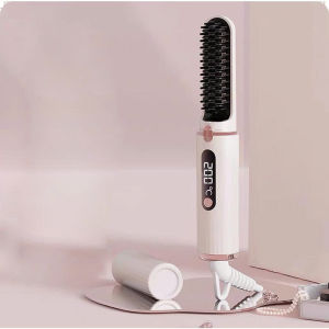 Lược Điện Tạo Kiểu Tóc Không Dây JC-888 – Chải Thẳng Tóc Tự Nhiên Nhiệt Độ Ổn Định Pin Sạc Tiện Lợi An Toàn Da Đầu