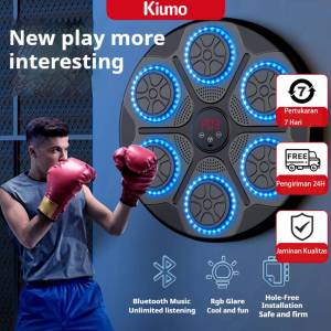 Music Boxing Machine Mesin Pelatihan Tinju Musik Cerdas Mesin Tinju Dinding Target Tinju Rumah Peralatan Pelatihan