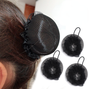1pc Durable Nylon Hair Net for Bun Black Brown Beige Coffee Colorful Mesh Hair Styling Hairnets Hair Hairstyle Tool 2025New Blue
