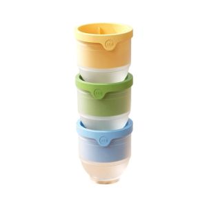 ZYJC 3PCS/SET Stackable Ice Ball Maker Quick-Freezing 6cm Diameter Silicone Ice Tray Reusable Food-Grade Silicone Sphere Ice Mold Household Use