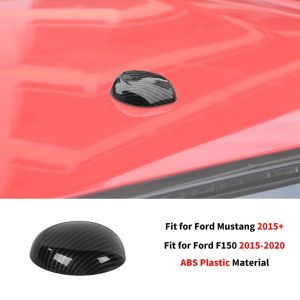 mv1 Car Carbon Fiber Grain Center Console Decoration Cover Trim Stickers for Ford Mustang 2024 2025 Up Interior Accessories H1K9Q