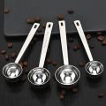 CATIYAHA 5/10/15/20/30ML Measuring Spoon Stainless Steel Thicken Coffee Scoop Durable Blending Powder Spoon Powdered Milk. 