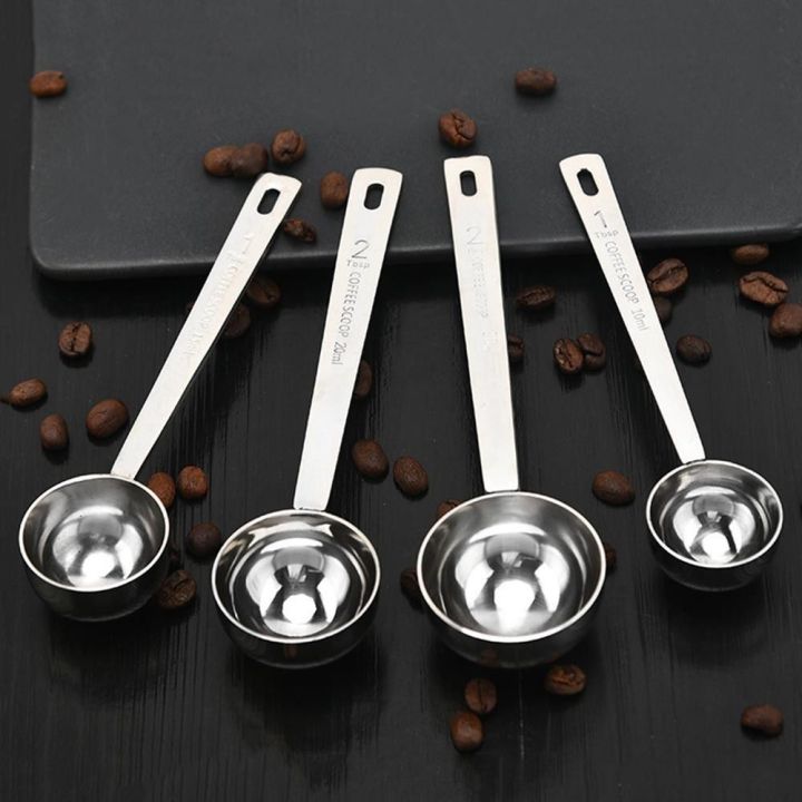 CATIYAHA%205/10/15/20/30ML%20Measuring%20Spoon%20Stainless%20Steel%20Thicken%20Coffee%20Scoop%20Durable%20Blending%20Powder%20Spoon%20Powdered%20Milk%20-%20Image%205