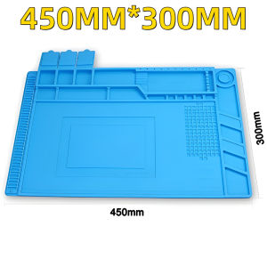 【Local delivery】Silicone Soldering Mat ESD Antistatic Heat Insulation Motherboard Electronics Phone Repair Maintenance Working Platform Pad
