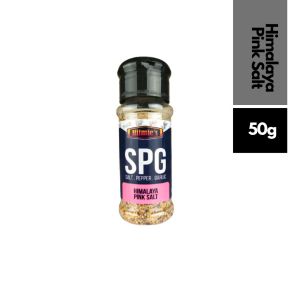 READY STOCK HILMIES SPG (Salt Pepper & Garlic) Himalaya Pink salt - 50g bbq & steak seasoning garlic pepper seasoning