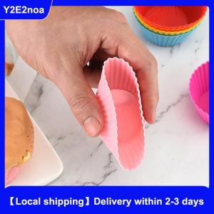 【Local shipping】 3Pcs Bento Divider Cup Easy Clean Mould Reusable Cake Mold Dessert Sushi Separate Storage Accessories Food Lunch Box Liner