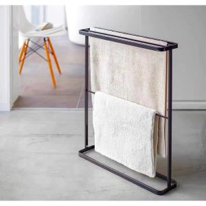ราวตากผ้า ราวแขวนผ้าเช็ดตัวสไตล์มินิมอล ราวตากผ้าเช็ดตัว minimal style towel rack. V.2 กว้างและสูงกว่าเดิมHongKong60