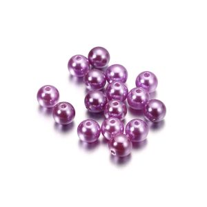 50-400 Cái/lốc 3-12Mm Lỗ Thẳng Acrylic Giả Ngọc Trai Màu Be Vòng Đeo Tay Vòng Đối Với Hạt DIY Craft Đồ Trang Sức Làm Cho Nguồn Cung Cấp