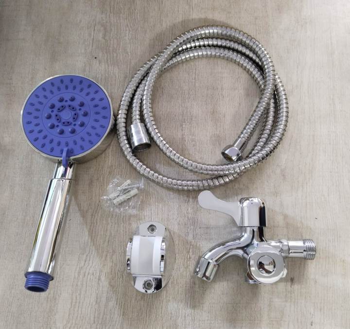 High Quality Shower Head, Set and with Faucet (HS16 indigo shower