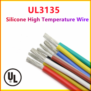 3M Silicone Wire Rubber Insulated Power Flexible Cable Heat Resistant Electrical Wire 18AWG UL3135