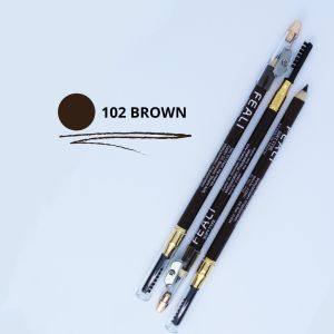 [3PCS] FEALI Eyebrow Pencil 2IN1 Pensil Alis Dengan Serutan / Waterproof