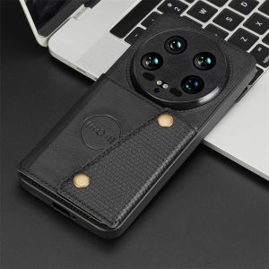 Funda For Xiaomi 14 Ultra Case Card Slot Holder Leather Wallet Phone Case For Xiomi Mi 14Ultra Mi14 Xiaomi14 Ultra 5G Back Cover
