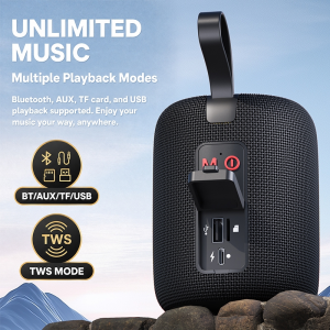 LYNXZ IP67 Waterproof Bluetooth Speaker HiFi Bass Pro Sound Portable Outdoor 5.3 Wireless Spea Immersive 360° Sound