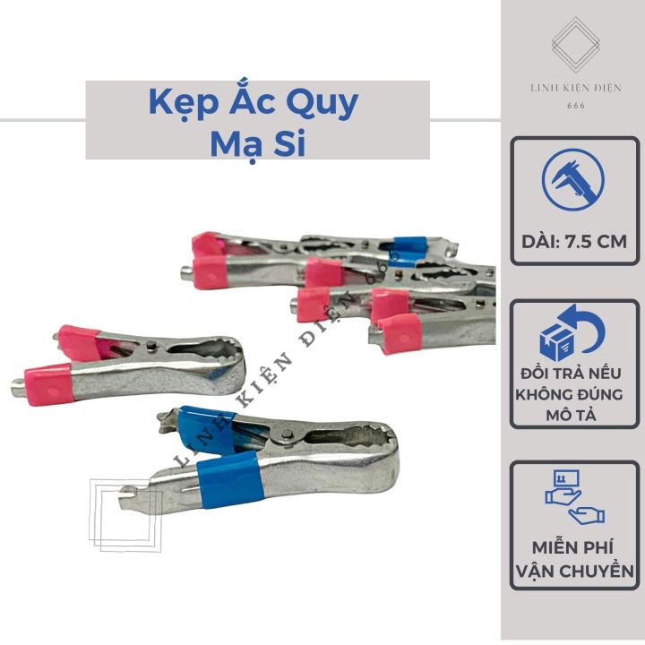 Kẹp Bình Ắc Quy Mạ Si Kẹp Cá Sấu Acquy Đầu Kẹp Cá Sấu Mini Các Loại ...
