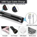 Đèn Pin Laser USB Mini 3 Trong 1 Bằng Hợp Kim Nhôm Chất Lượng Cao. 
