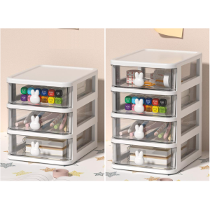 Harga Grosir - Laci Susun Organizer Bahan Plastik / Rak Tempat Kosmetik