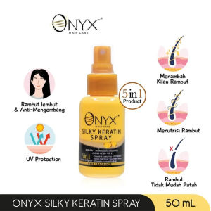 ONYX Silky Keratin Spray 50ml | Vitamin Rambut | Parfum Rambut