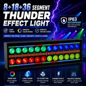 24 LED PIXEL BAR WITH MIDDLE LAMP