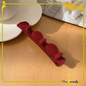 ONE-C1383 Jepitan Rambut Wanita Model Kepang Ala Korea Style Jepit Rambut Poni Velvet Hair Pins