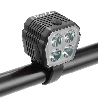 ThinkRider 300LM Bike Light Front Lamp USB Rechargeable T6 LED 380mAh Bicycle Light Waterproof Headlight Bike Accessories